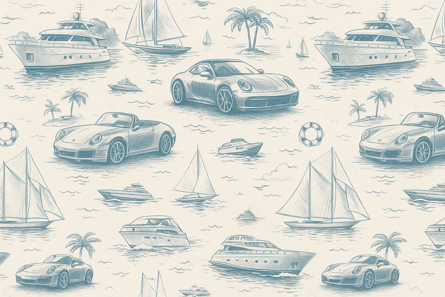 Nautical wallpaper pattern